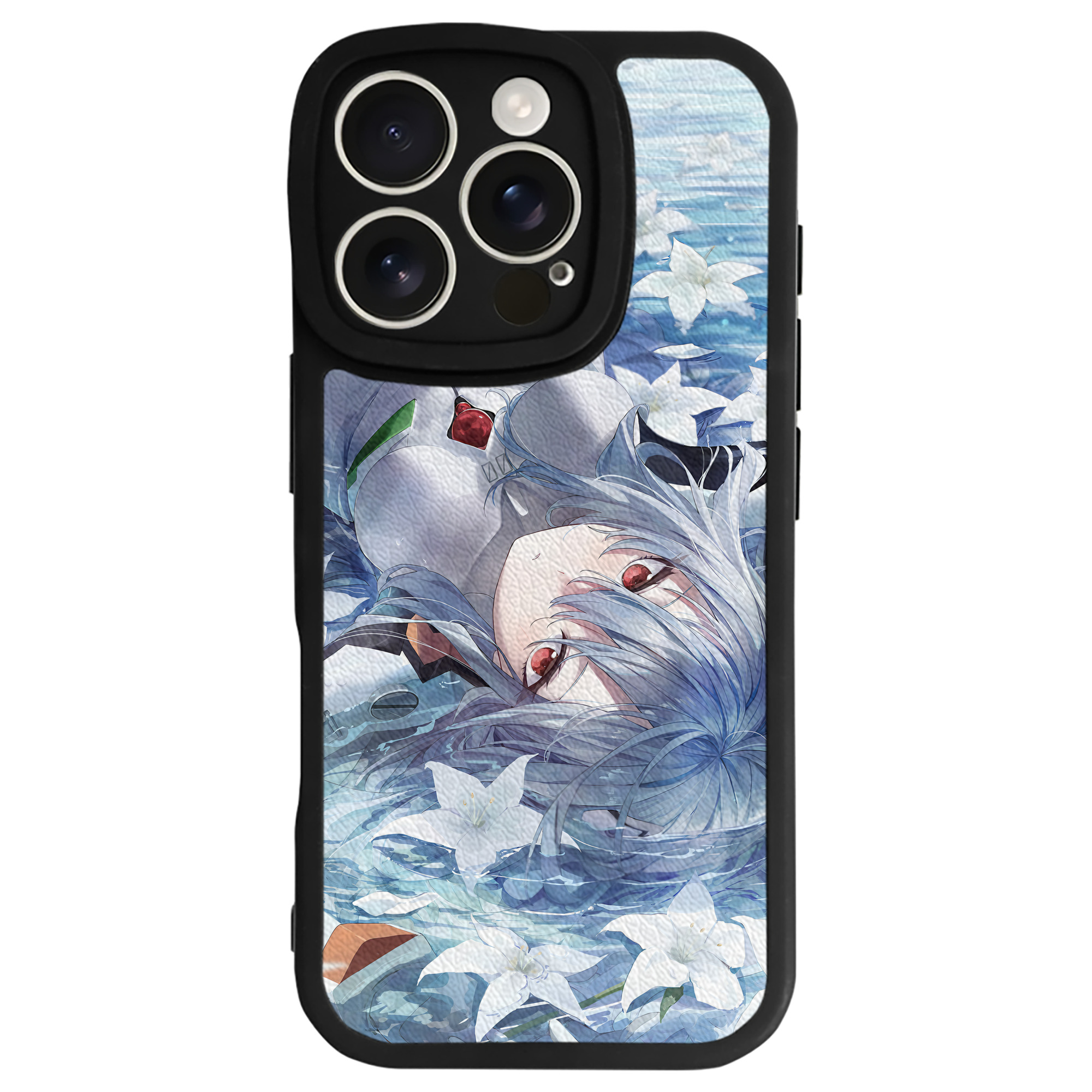 （画像用） EVA 新世紀エヴァンゲリオン 【iPhone 16シリーズ対応】シリコンスマホケース（レザー調） 材質：シリコン
